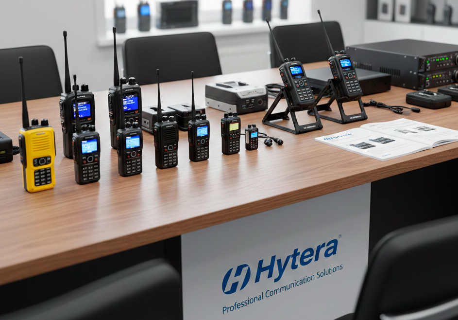 Модельный ряд радиостанций Hytera на сайте Radiokom