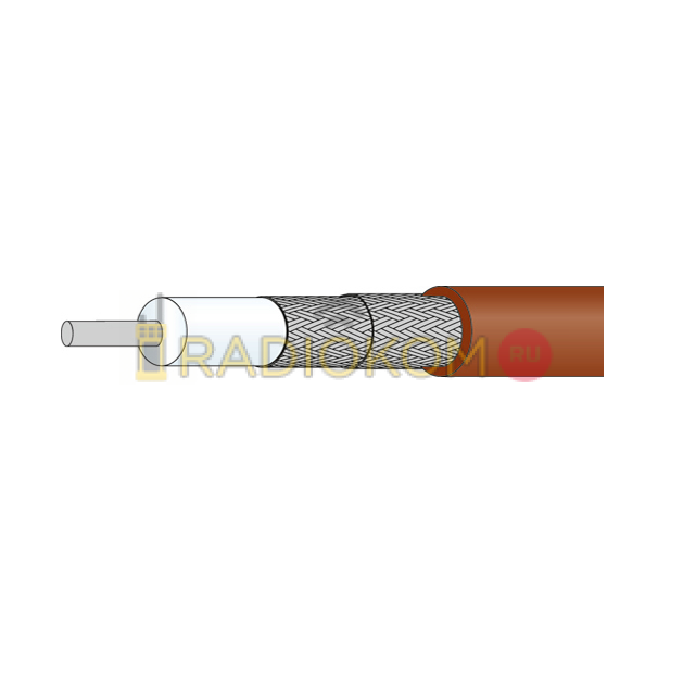 Кабель коаксиальный RG 142 B/U H+S (цена за метр)